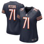 Womens Chicago Bears Jason Peters Navy Game Jersey Gift for Chicago Bears fans