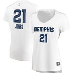 Tyus Jones Memphis Grizzlies Womens Player Association Edition White Jersey gift for Memphis Grizzlies fans