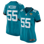 Womens Jacksonville Jaguars Lerentee McCray Teal Game Jersey Gift for Jacksonville Jaguars fans