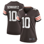 Womens Cleveland Browns Anthony Schwartz Brown Game Jersey Gift for Cleveland Browns fans