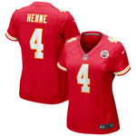 Womens Kansas City Chiefs Chad Henne Red Game Jersey Gift for Kansas City Chiefs fans