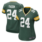 Womens Green Bay Packers Isaac Yiadom Green Game Jersey Gift for Green Bay Packers fans