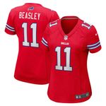 Womens Buffalo Bills Cole Beasley Red Game Jersey Gift for Buffalo Bills fans