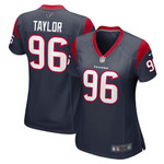 Womens Houston Texans Vincent Taylor Navy Game Jersey Gift for Houston Texans fans