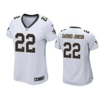New Orleans Saints Chauncey Gardner-Johnson 2019 NFL Draft White Game Womens Jersey