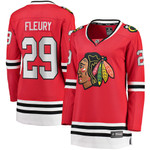 Womens Chicago Blackhawks Marc-Andre Fleury Red Home Player Jersey gift for Chicago Blackhawks fans