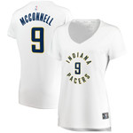 TJ McConnell Pacers Womens Player Association Edition White Jersey gift for Pacers fans