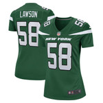 Womens New York Jets Carl Lawson Gotham Green Game Jersey Gift for New York Jets fans