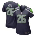 Womens Seattle Seahawks Ryan Neal College Navy Player Game Jersey Gift for Seattle Seahawks fans