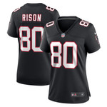 Womens Atlanta Falcons Andre Rison Black Retired Player Jersey Gift for Atlanta Falcons fans