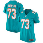 Womens Miami Dolphins Austin Jackson Aqua Game Jersey Gift for Miami Dolphins fans