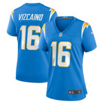 Womens Los Angeles Chargers Tristan Vizcaino Powder Blue Game Jersey Gift for Los Angeles Chargers fans