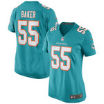 Womens Miami Dolphins Jerome Baker Aqua Game Jersey Gift for Miami Dolphins fans