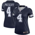 Womens Dallas Cowboys Dak Prescott Navy Legend Player Jersey Gift for Dallas Cowboys fans