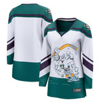 Womens Anaheim Ducks White 2020/21 Special Edition Jersey gift for Anaheim Ducks fans