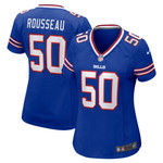 Womens Buffalo Bills Gregory Rousseau Royal Game Jersey Gift for Buffalo Bills fans