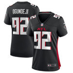 Womens Atlanta Falcons Adetokunbo Ogundeji Black Game Jersey Gift for Atlanta Falcons fans