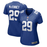 Womens New York Giants Xavier McKinney Royal Game Jersey Gift for New York Giants fans