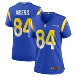 Womens Los Angeles Rams Landen Akers Royal Game Jersey Gift for Los Angeles Rams fans