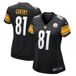 Womens Pittsburgh Steelers Zach Gentry Black Game Jersey Gift for Pittsburgh Steelers fans
