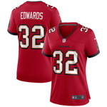 Womens Tampa Bay Buccaneers Mike Edwards Red Game Jersey Gift for Tampa Bay Buccaneers fans