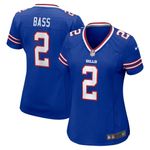 Womens Buffalo Bills Tyler Bass Royal Game Jersey Gift for Buffalo Bills fans