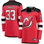 Womens New Jersey Devils Ryan Graves Red Player Jersey gift for New Jersey Devils fans