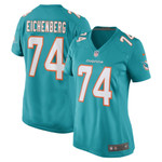 Womens Miami Dolphins Liam Eichenberg Aqua Game Jersey Gift for Miami Dolphins fans