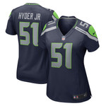 Womens Seattle Seahawks Kerry Hyder Jr College Navy Game Jersey Gift for Seattle Seahawks fans