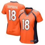 Womens Denver Broncos Frank Tripucka Orange Retired Player Jersey Gift for Denver Broncos fans