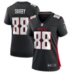 Womens Atlanta Falcons Frank Darby Black Game Jersey Gift for Atlanta Falcons fans