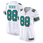Womens Miami Dolphins Mike Gesicki White Game Jersey Gift for Miami Dolphins fans