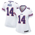 Womens Buffalo Bills Stefon Diggs White Game Jersey Gift for Buffalo Bills fans