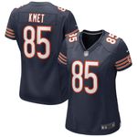 Womens Chicago Bears Cole Kmet Navy Game Jersey Gift for Chicago Bears fans