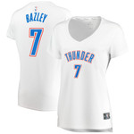 Darius Bazley Oklahoma City Thunder Womens White Association Edition Jersey gift for Oklahoma City Thunder fans