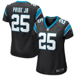 Womens Carolina Panthers Troy Pride Jr Black Game Jersey Gift for Carolina Panthers fans