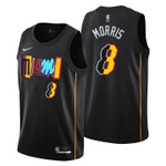 Miami Heat Markieff Morris 8 NBA Basketball Team City Edition Black Jersey Gift For Miami Fans