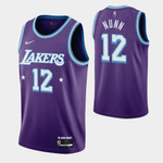 Los Angeles Lakers Kendrick Nunn 12 Nba 2021-22 City Edition Purple Jersey Gift For Lakers Fans