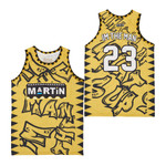 Martin Im The Man 23 Martin TV Show Graffiti Basketball Gold Jersey Gift For Martin Lovers