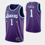 Los Angeles Lakers Trevor Ariza 1 Nba 2021-22 City Edition Purple Jersey Gift For Lakers Fans