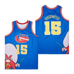 Denver Nuggets Yosemite Sam 15 Looney Tunes Basketball Blue Jersey Gift For Nuggets Fans