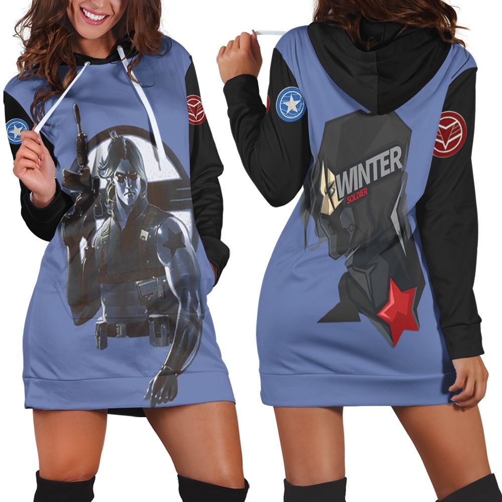 The Winter Soldier Real Assassin Hoodie Dress