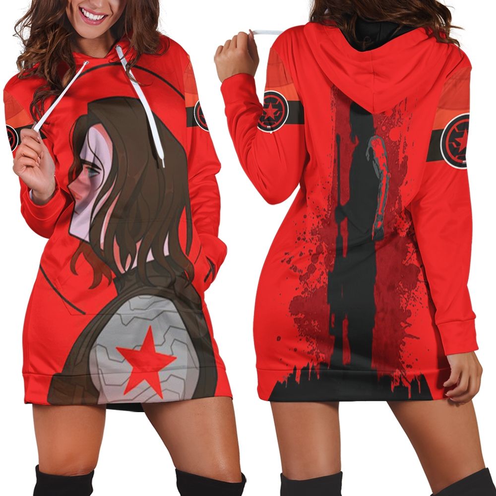 The Winter Soldier The Sadness Of Killer Hoodie Dress