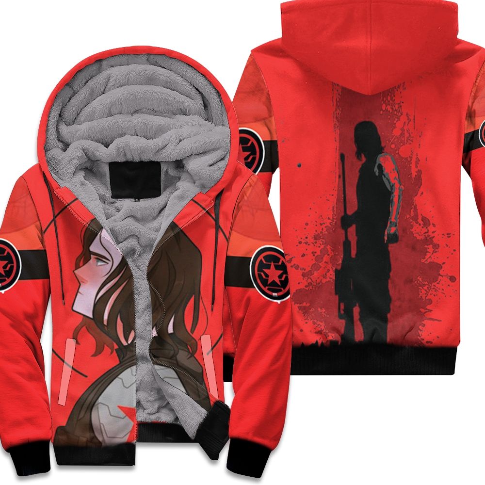 The Winter Soldier The Sadness Of Killer Fleece Hoodie