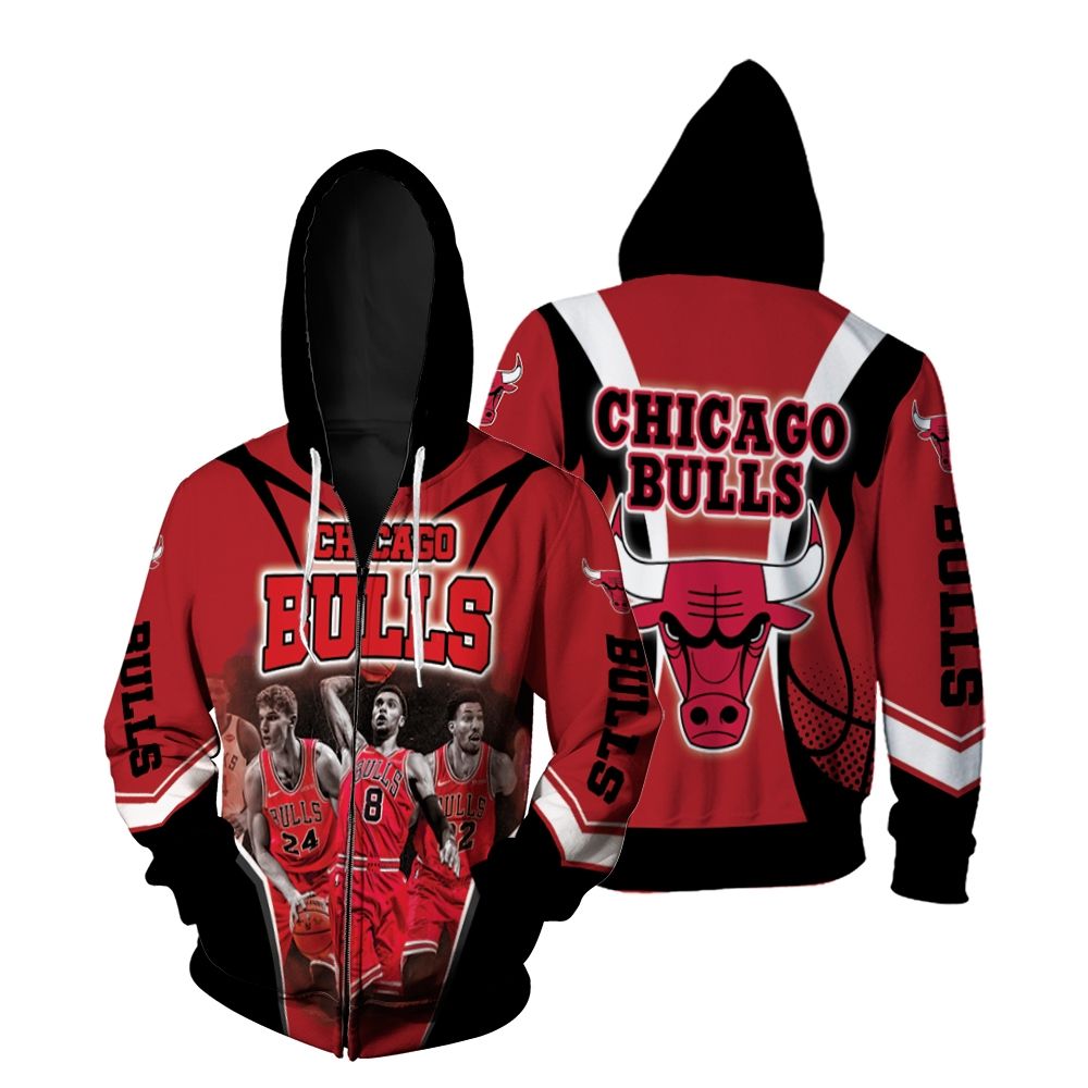 Michael Jordan Chicago Bulls Dunk Zip Hoodie