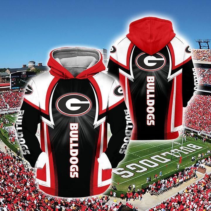 Georgia Bulldogs Ncaa Fan Mascot 3d Printed Hoodie 3d 3d Graphic Printed Tshirt Hoodie Up To 5xl 3D Hoodie Sweater Tshirt