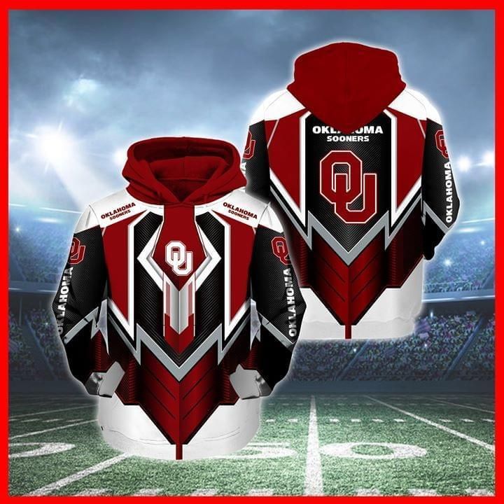 Oklahoma Sooners Ncaa Classic White With Mascot Logo Gift For Oklahoma Sooners Fans Hoodie