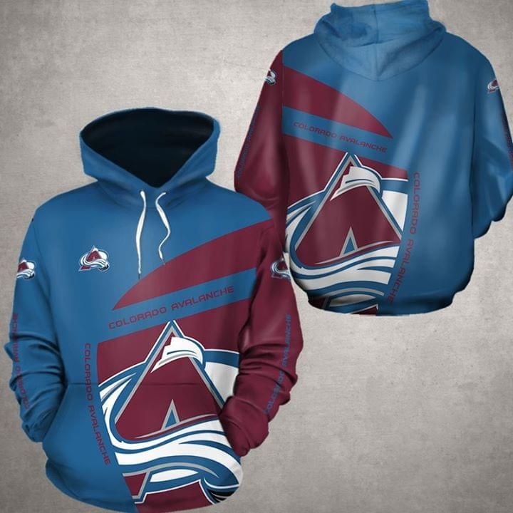 colorado avalanche and iron maiden for avalaches fan 3d printed hoodie 3d