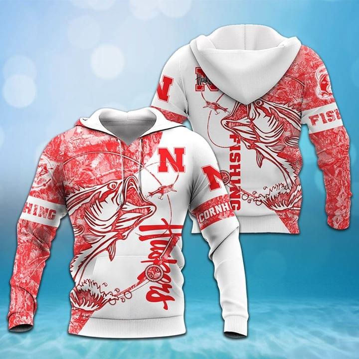 Nebraska huskers ncaa for huskers fan fishing lover 3d printed 3D Hoodie Sweater Tshirt