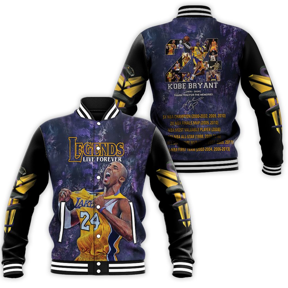 kobe bryant 24 legends live forever signed 3D Hoodie Sweater Tshirt